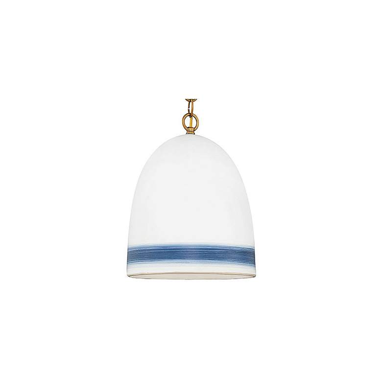 Image 3 Nash 10" Wide Brass Mini Pendant by Hinkley Lighting more views