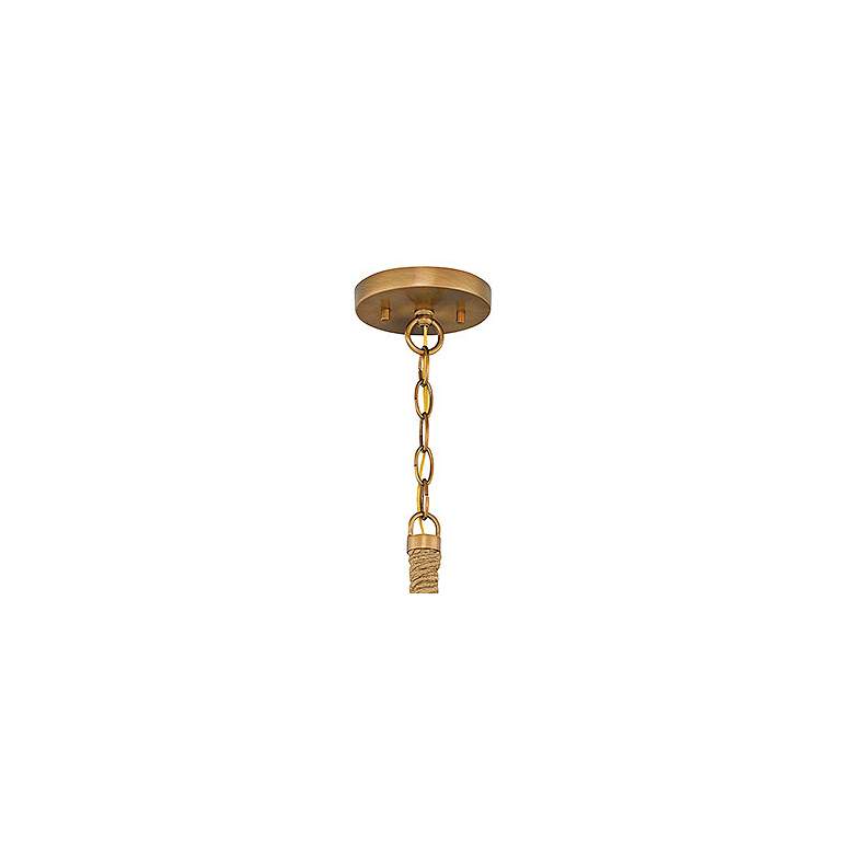 Image 5 Nash 10" Wide Brass Mini Pendant by Hinkley Lighting more views
