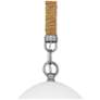 Thumbnail3 of Nash 10in Wide Antique Nickel Pendant more views