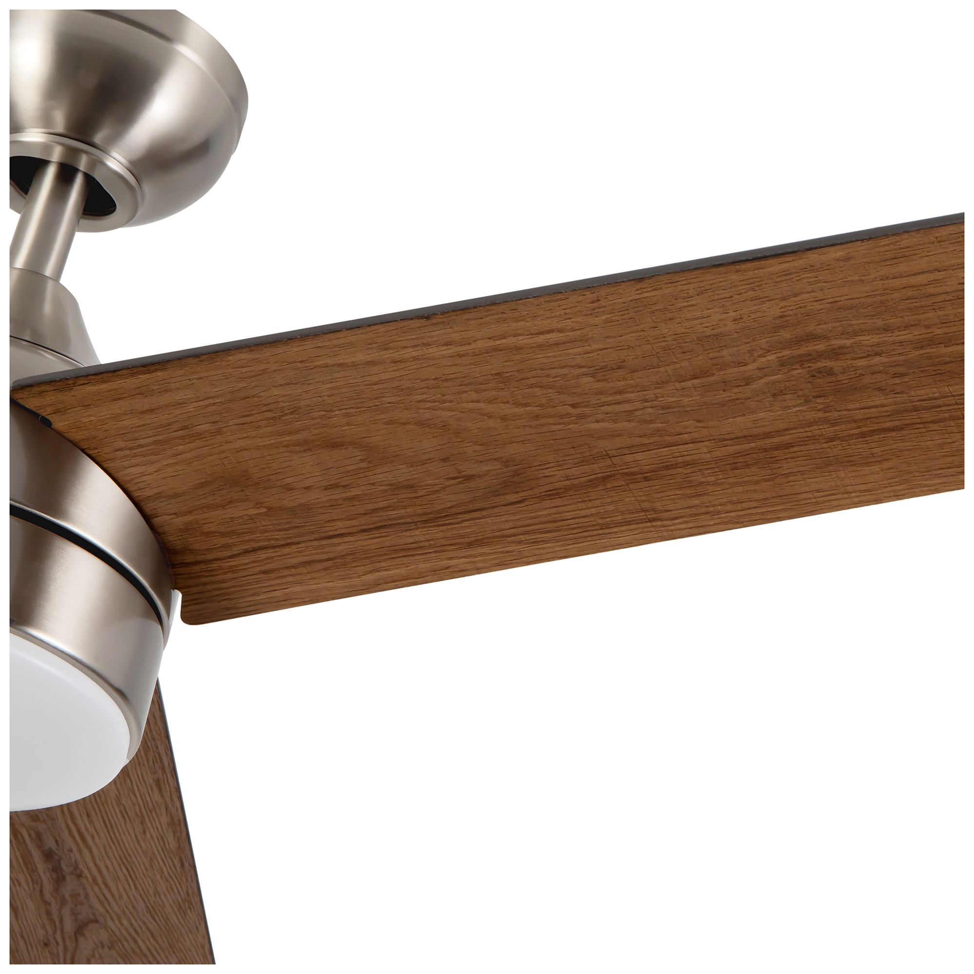 Image 2 Nash 52-in Brushed Nickel reversible bla more views