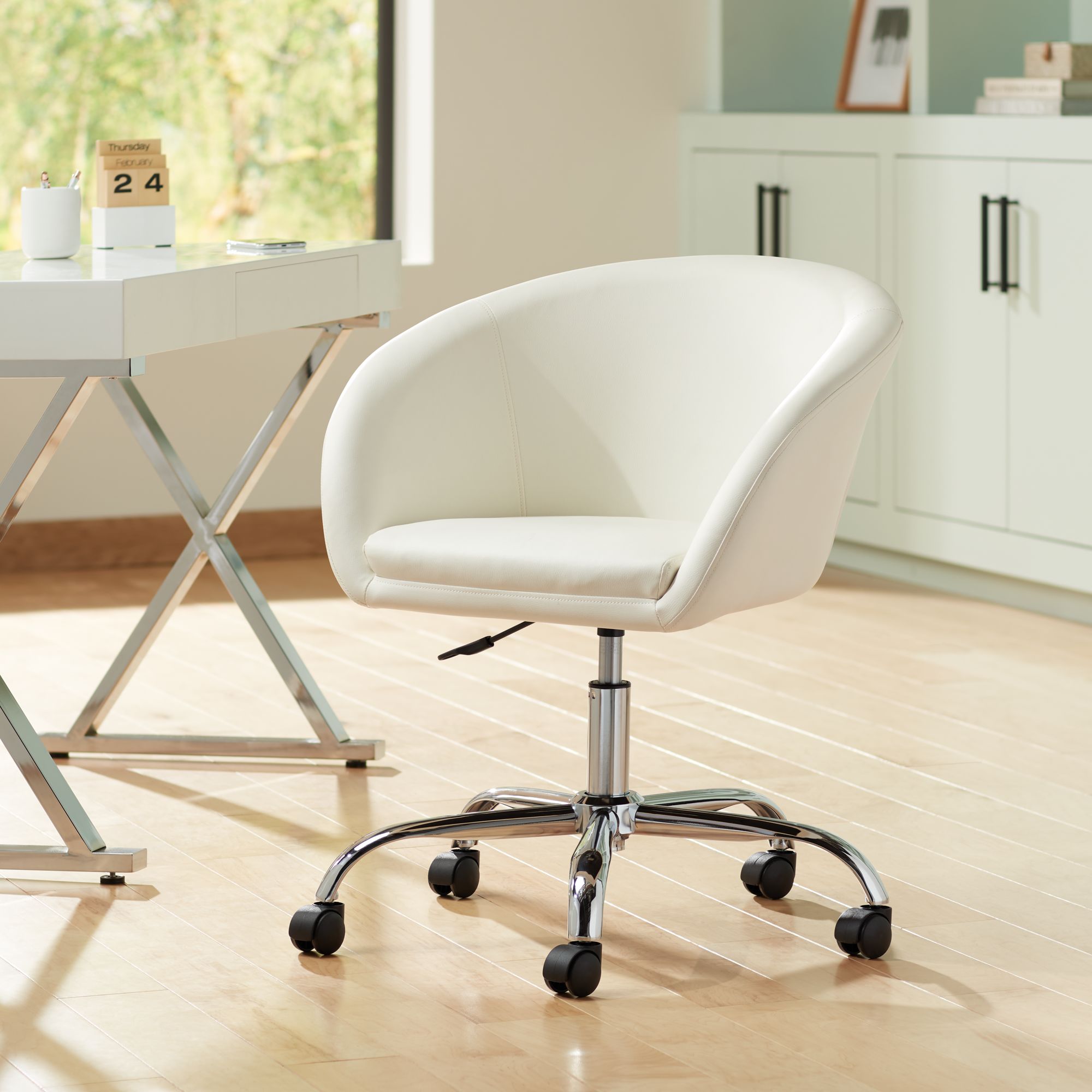 Office chair pu discount leather