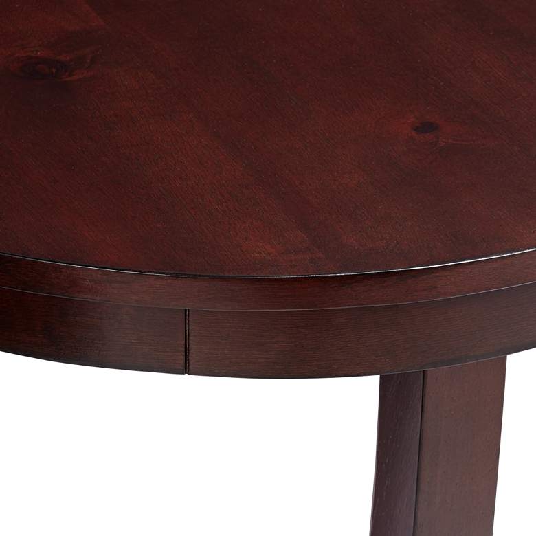 Image 3 Nash-II 24" Wide Espresso Round Accent Table more views