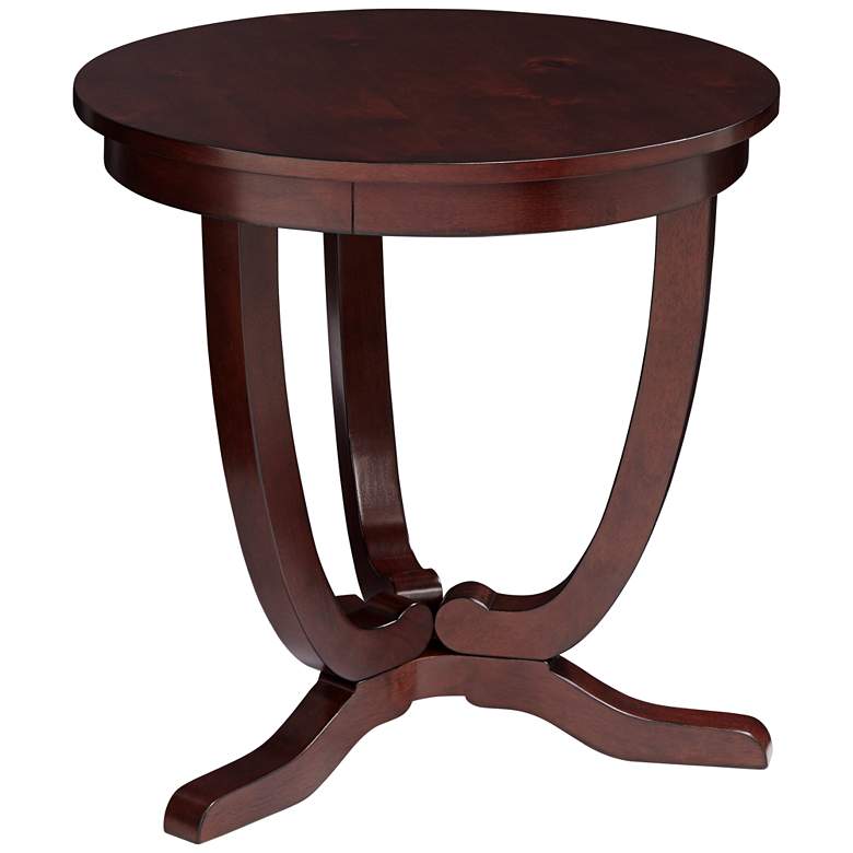 Image 6 Nash-II 24 inch Wide Espresso Round Accent Table more views