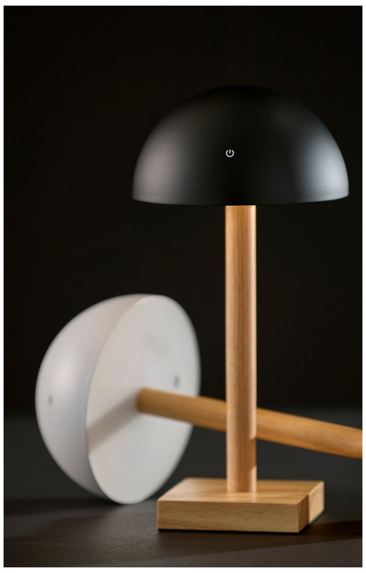 Image 3 Nash LED Cordless Table Lamp- White more views