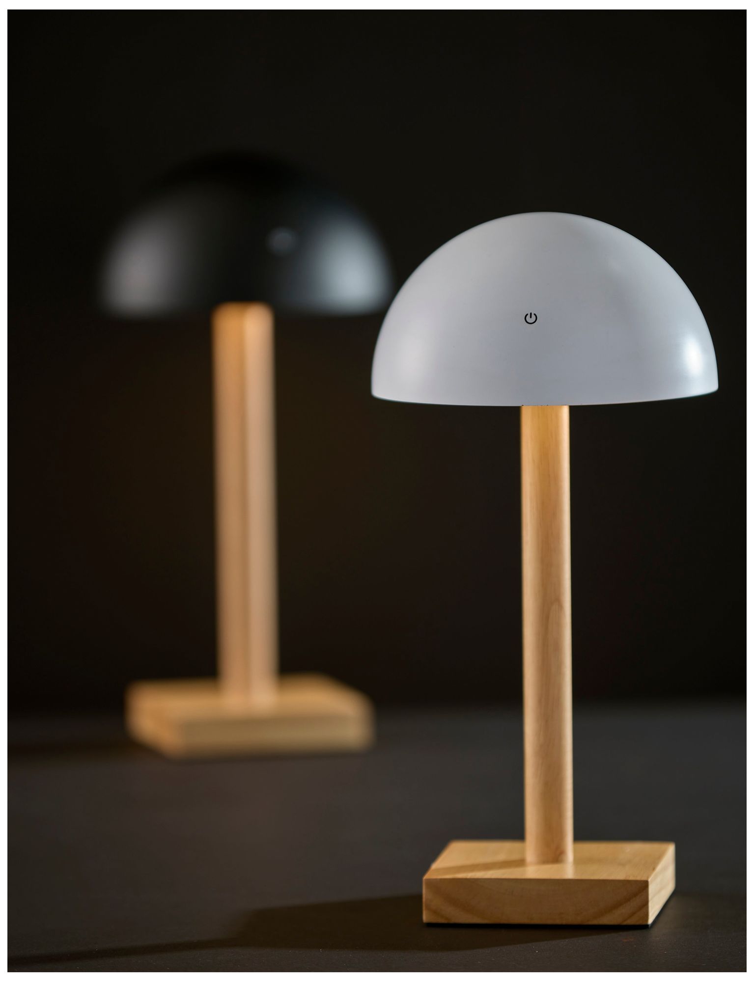 Image 4 Nash LED Cordless Table Lamp- White more views