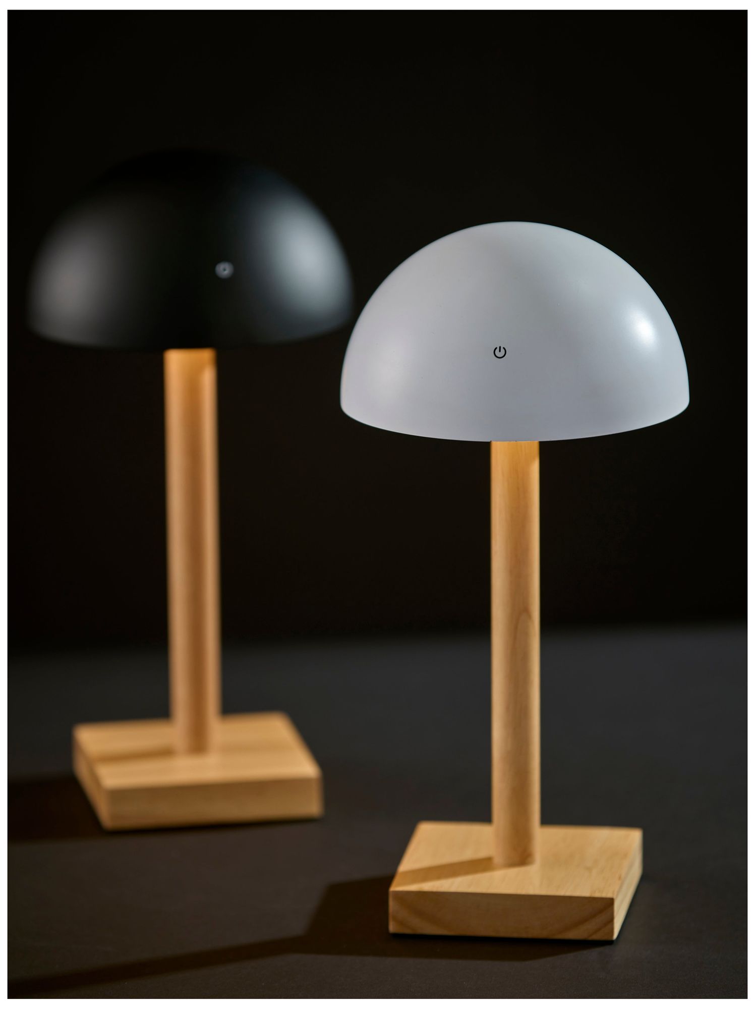 Image 5 Nash LED Cordless Table Lamp- White more views