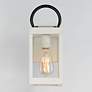 1_Nassau Vivex 12 3/4" High White Outdoor Lantern Wall Light