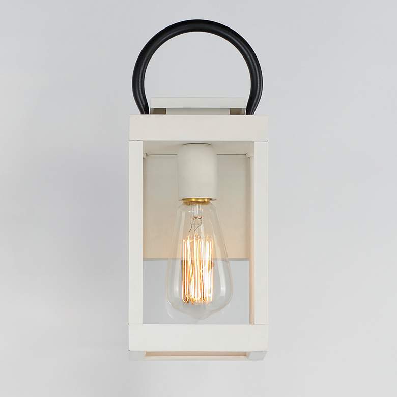 Image 4 Nassau Vivex 12 3/4" High White Outdoor Lantern Wall Light more views