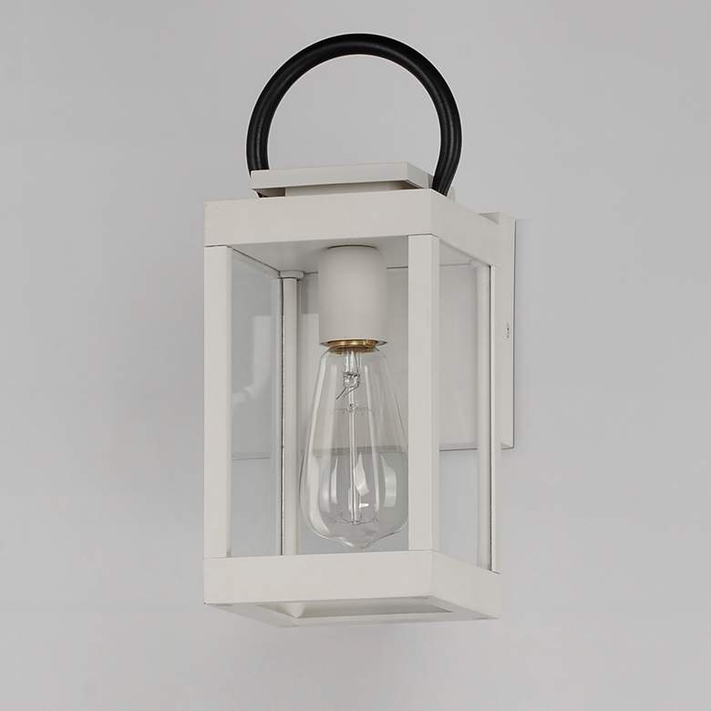 Image 5 Nassau Vivex 12 3/4" High White Outdoor Lantern Wall Light more views