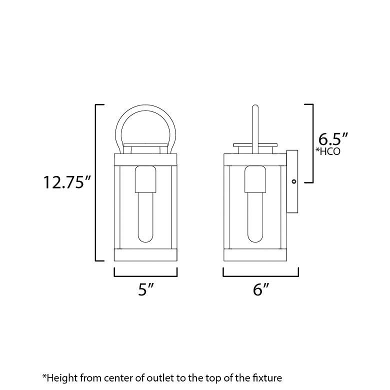 Image 6 Nassau Vivex 12 3/4" High White Outdoor Lantern Wall Light more views