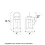 6_Nassau Vivex 12 3/4" High White Outdoor Lantern Wall Light more views