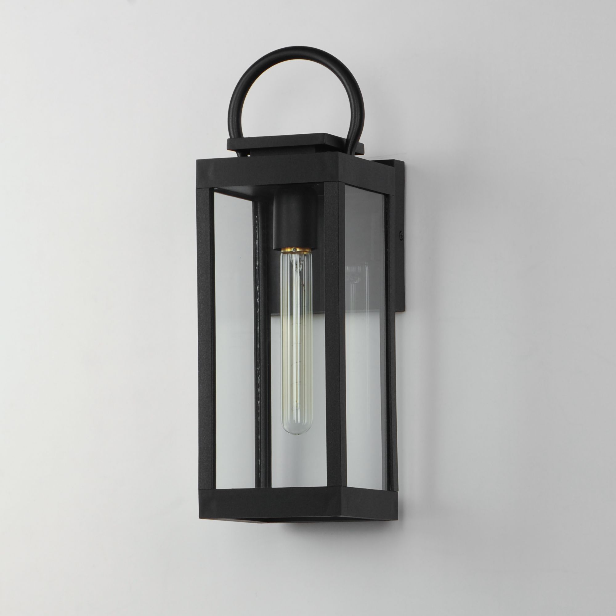Image 5 Nassau VX 1-Light Medium Outdoor Wall Lantern - Black more views