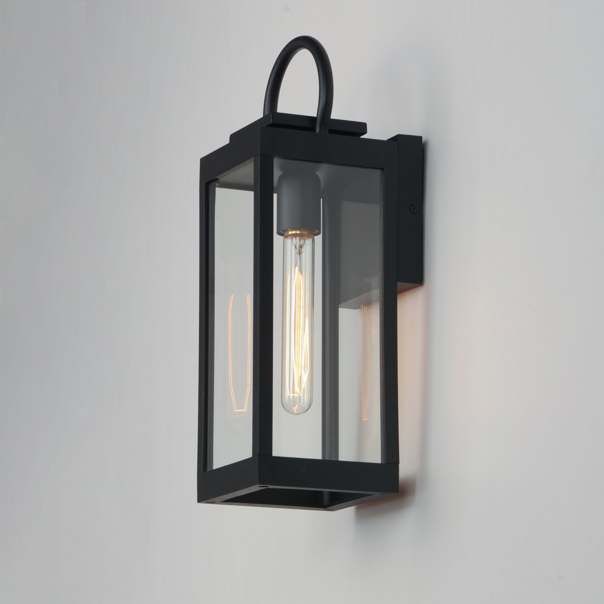Image 6 Nassau VX 1-Light Medium Outdoor Wall Lantern - Black more views