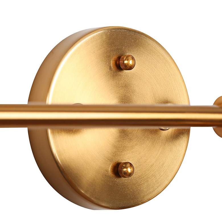 Image 4 Nasy 3-Light 22.8" Wide Gold Bath Light more views