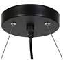 5_Natalia 31" Wide Matte Black 9-Light Chandelier more views
