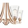3_Natalie 27 1/2" Wide Modern Gold 5-Light Chandelier more views