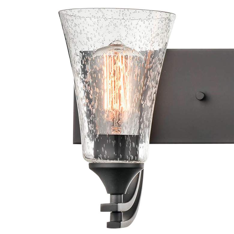 Image 2 Natalie 32" Wide Rubbed Bronze 4-Light Bath Light more views