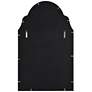 5_Natasha Antique Silver Leaf 26" x 42" Arched Wall Mirror more views