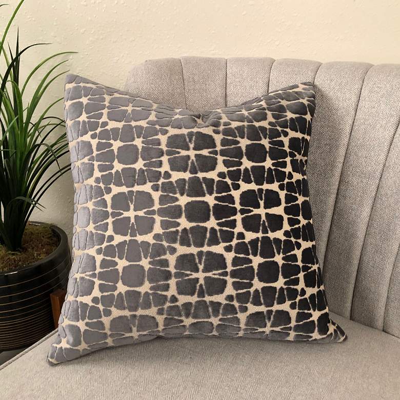 Image 1 Nathan Gray 20" Square Decorative Pillow