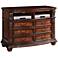 Nathaneal Decorative Carved 6-Drawer TV Console