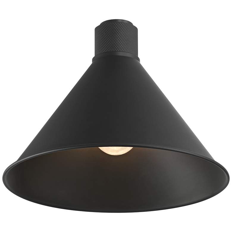 Image 5 Nathaniel 8 3/4" High Matte Black Outdoor Wall Light Set of 2 more views