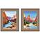 National Parks I 32" High 2-Piece Giclee Framed Wall Art Set