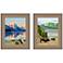 National Parks III 32"H 2-Piece Giclee Framed Wall Art Set