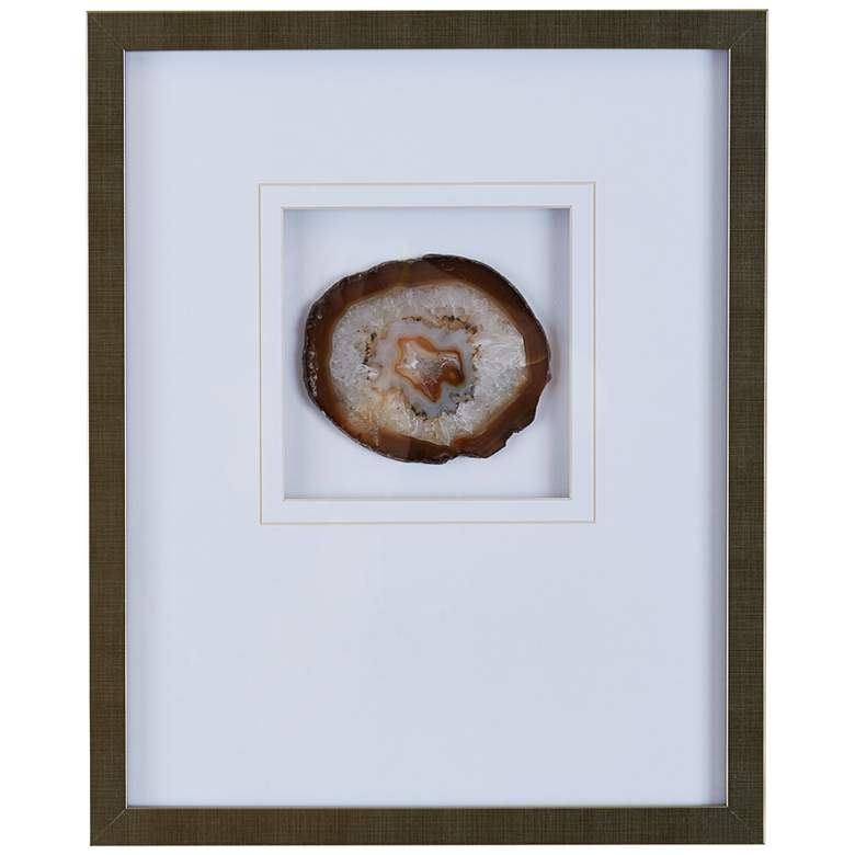 Image 2 Natural Agate 17 inch High Framed Wall Art
