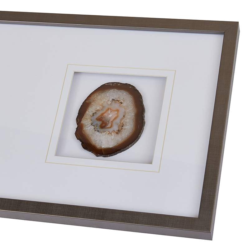 Image 5 Natural Agate 17 inch High Framed Wall Art more views