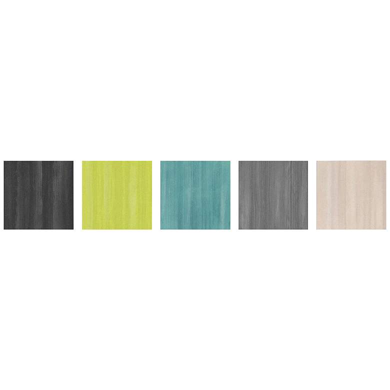 Image 1 Natural Balance Colorful 5-Piece 12 inch Square Wall Art