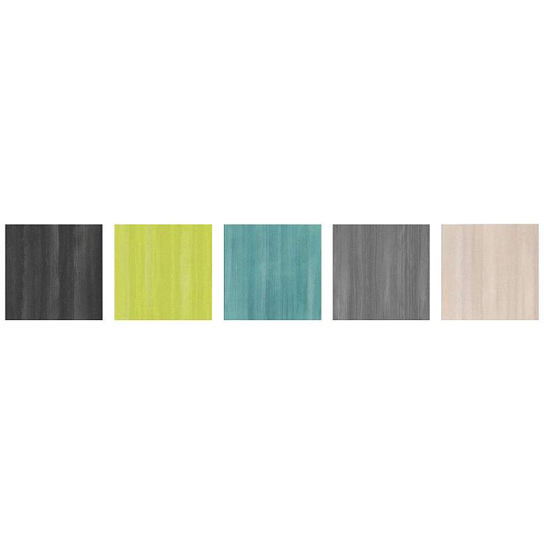 Image 1 Natural Balance Colorful 5-Piece 12" Square Wall Art