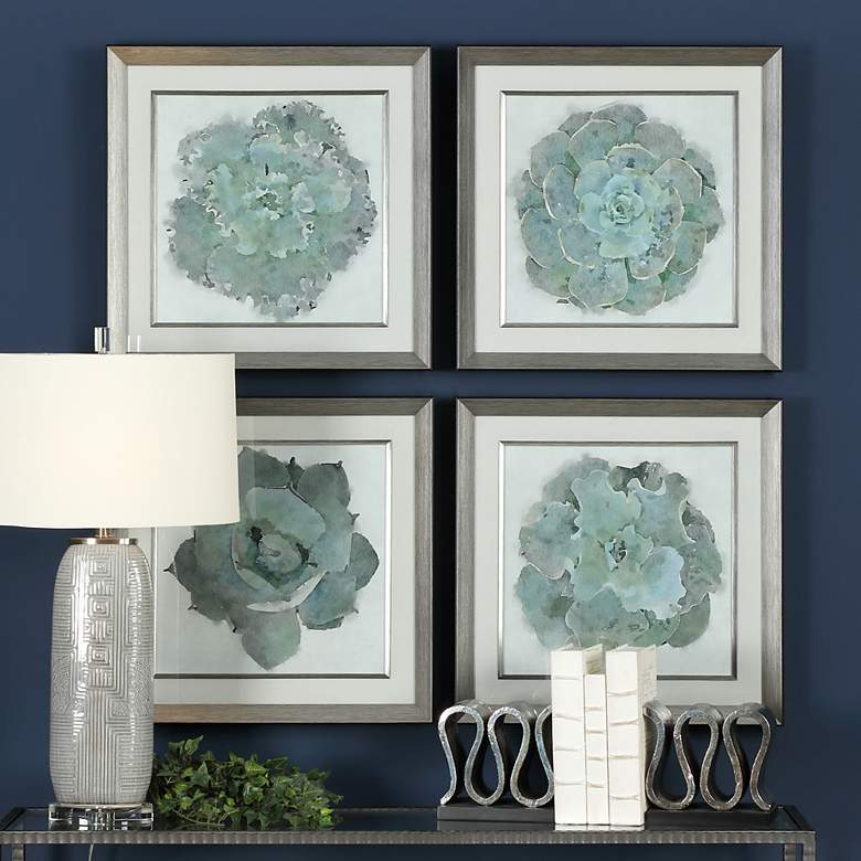 Image 1 Natural Beauties 22 1/4" Square 4-Piece Framed Wall Art Set