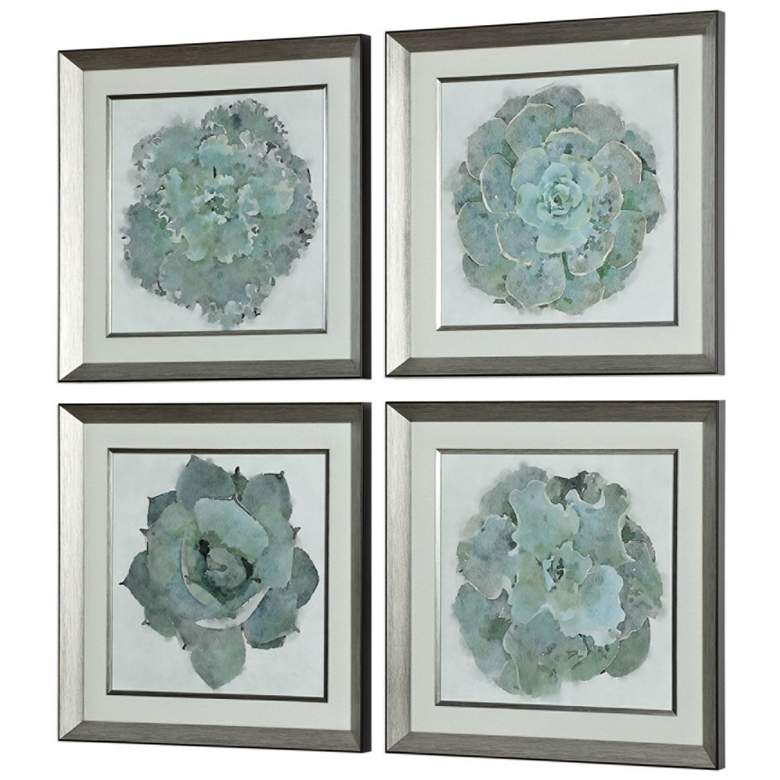 Image 2 Natural Beauties 22 1/4" Square 4-Piece Framed Wall Art Set more views