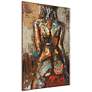 3_Natural Beauty 1, 2 & 3 Mixed Media Iron Hand Painted Dimensional Wall Art more views