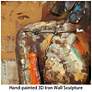 4_Natural Beauty 1, 2 & 3 Mixed Media Iron Hand Painted Dimensional Wall Art more views