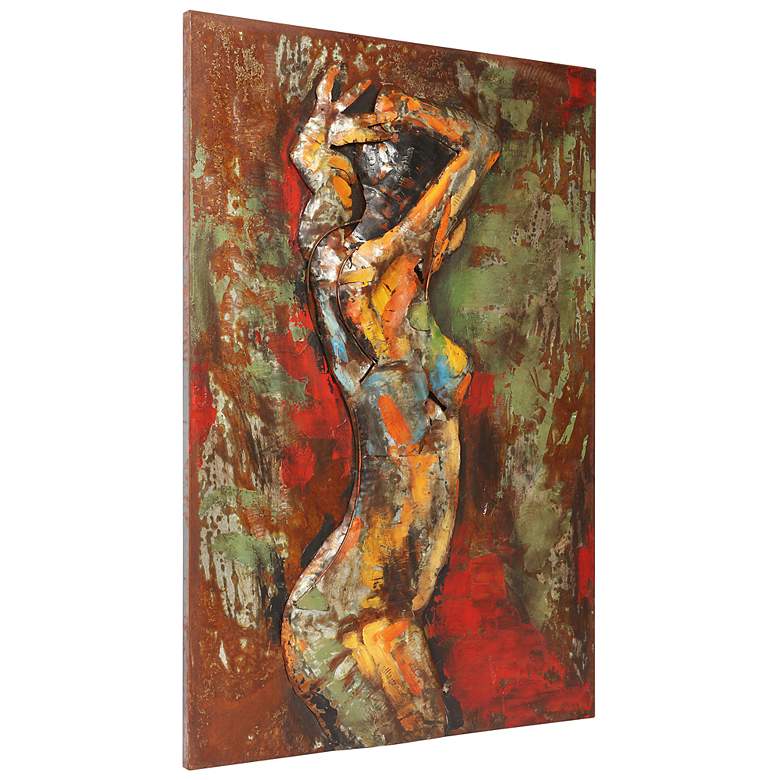 Image 7 Natural Beauty 1, 2 & 3 Mixed Media Iron Hand Painted Dimensional Wall Art more views