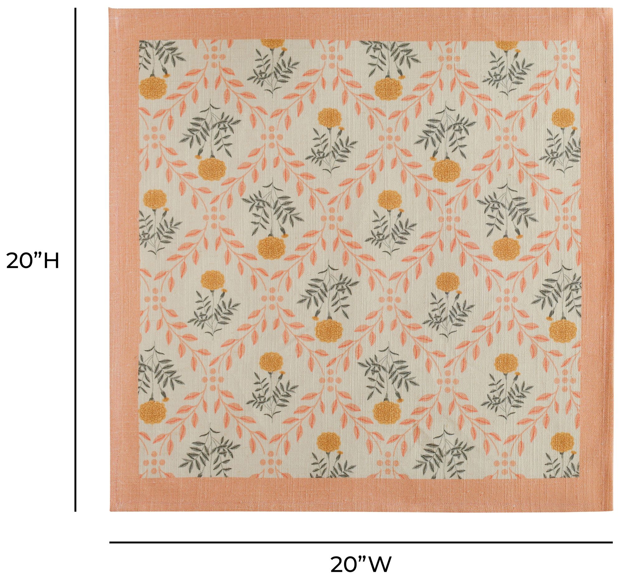 Image 4 Natural Cotton Napkin (Set of 4) in Blush Pink more views