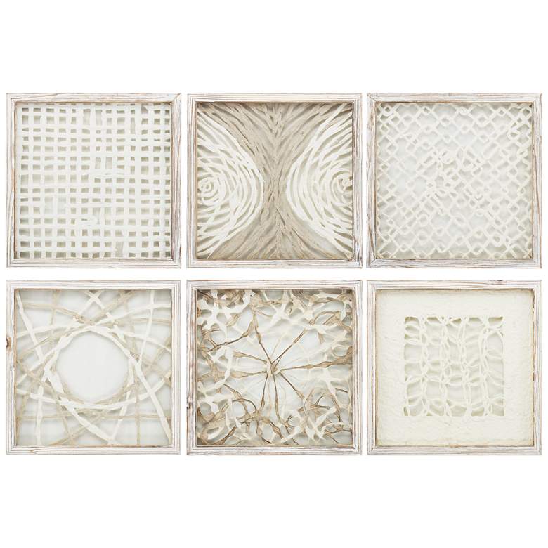 Image 1 Natural Elements 14 inch Square 6-Piece Framed Wall Art Set