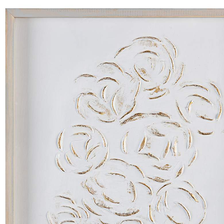 Image 2 Natural Florals 23 1/2" High 2-Piece Framed Wall Art Set more views