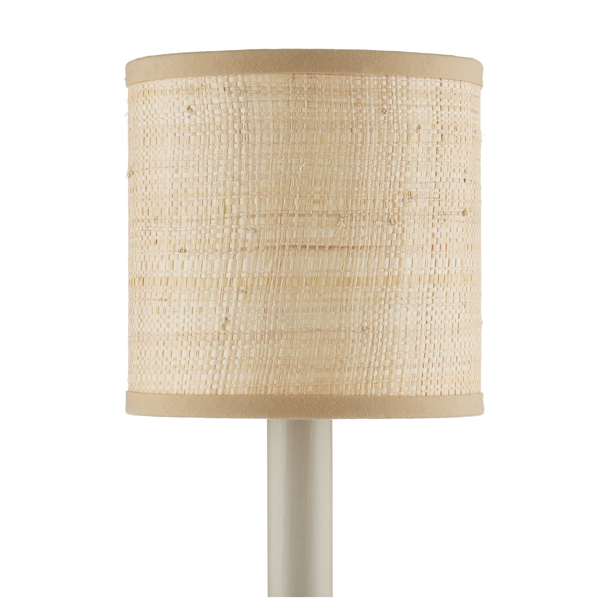 Image 2 Natural Grasscloth Drum Chandelier Shade more views