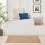 Thumbnail1 of Natural Jute NJT01 3'x5' Warm Natural Rectangular Area Rug