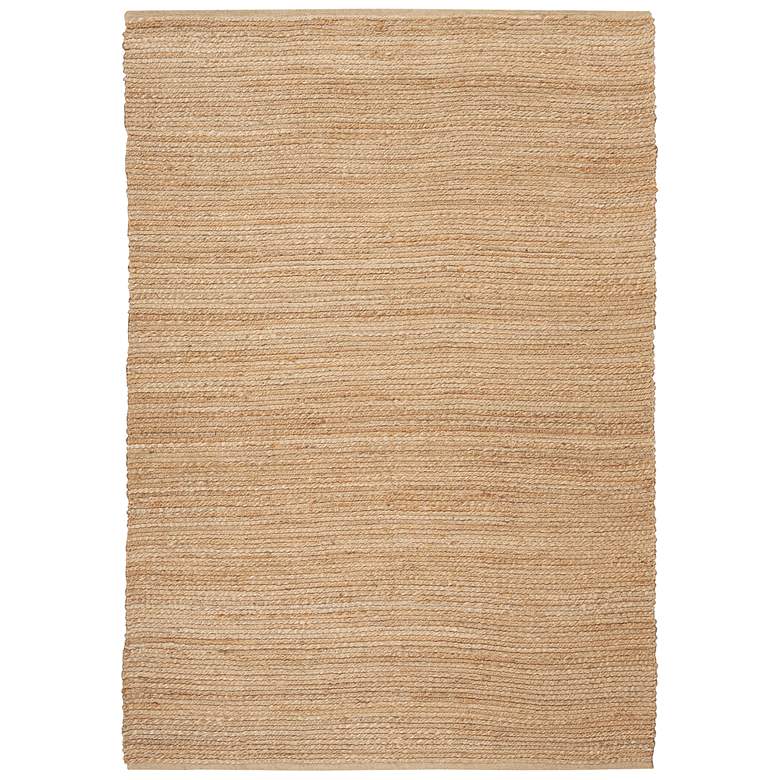 Image 2 Natural Jute NJT01 5&#39;x7&#39; Bleached Rectangular Area Rug