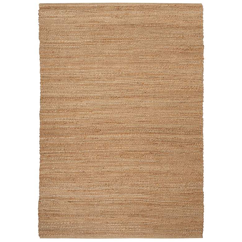 Image 2 Natural Jute NJT01 5&#39;x7&#39; Warm Natural Rectangular Area Rug