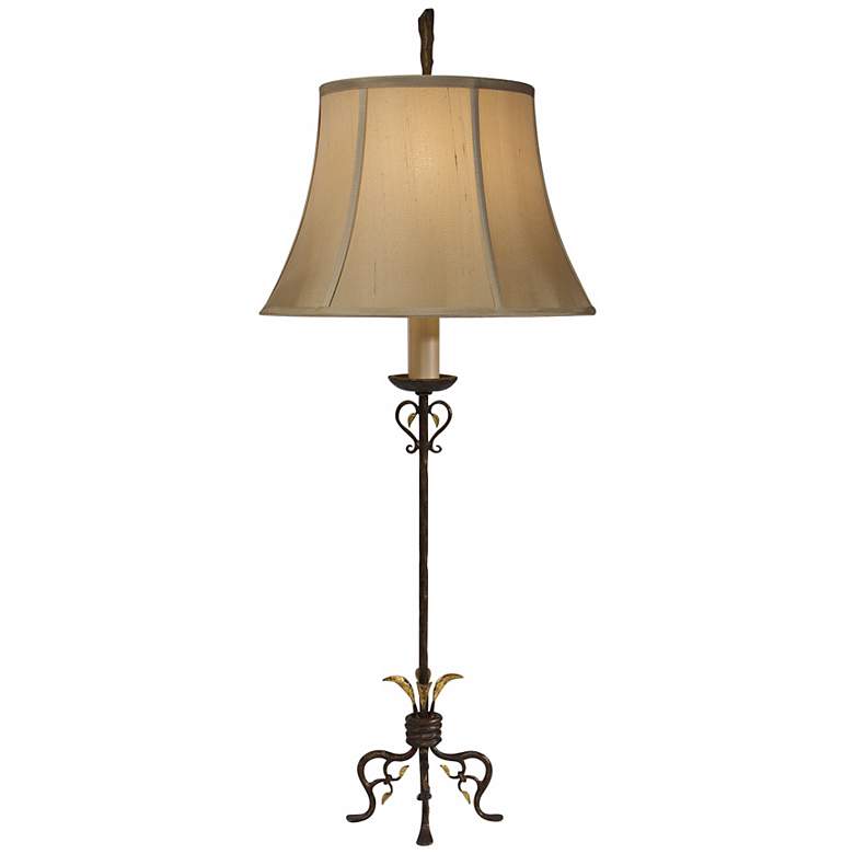 Image 1 Natural Light Barcelona Metal Buffet Lamp