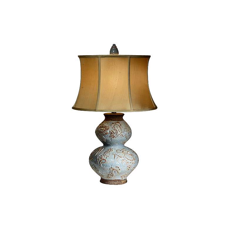Image 1 Natural Light Bombay Rebel Ceramic Table Lamp