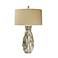 Natural Light Feather Borealis Shell Table Lamp