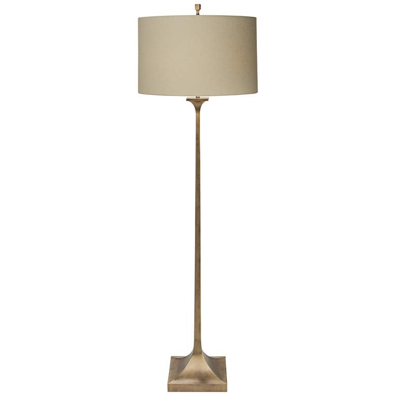 Image 2 Natural Light Gramercy Gilded Gold Iron Metal Floor Lamp