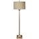 Natural Light Gramercy Gilded Gold Iron Metal Floor Lamp