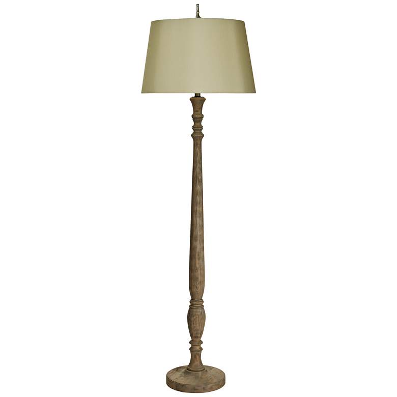 Image 1 Natural Light July Jubilee Floor Lamp with Silk Shade