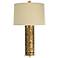 Natural Light Shasta Gilded Gold Iron Metal Table Lamp